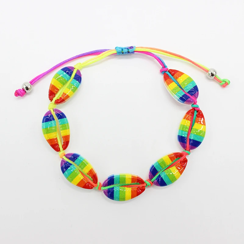 New Trendy Colorful Metal Shell Bracelet Bohemian Bracelets For Women Handmade Rope Chain Bracelet Jewelry Gift
New Trendy Colorful Metal Shell Bracelet Bohemian Bracelets For Women Handmade Rope Chain Bracelet Jewelry Gift