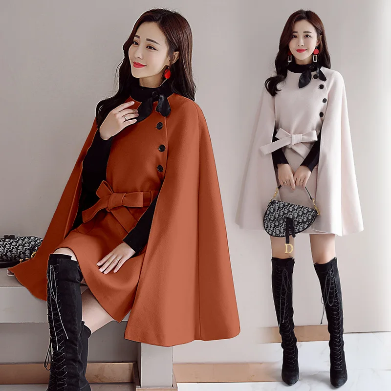 Woolen Jacket 2019 Autumn & Winter Trend Simple Crew Neck Cool Slimming Cloak Slim Fit Bow Deconstructable
Woolen Jacket 2019 Autumn & Winter Trend Simple Crew Neck Cool Slimming Cloak Slim Fit Bow Deconstructable
