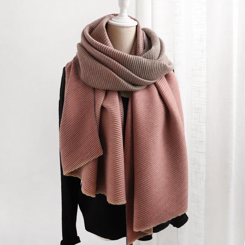 Pleated Designer Scarf for Women Winter Cashmere Scarves Luxury Brand Thick Warm Pashmina Bandana Shawls Lady Wraps Blanket
Pleated Designer Scarf for Women Winter Cashmere Scarves Luxury Brand Thick Warm Pashmina Bandana Shawls Lady Wraps Blanket