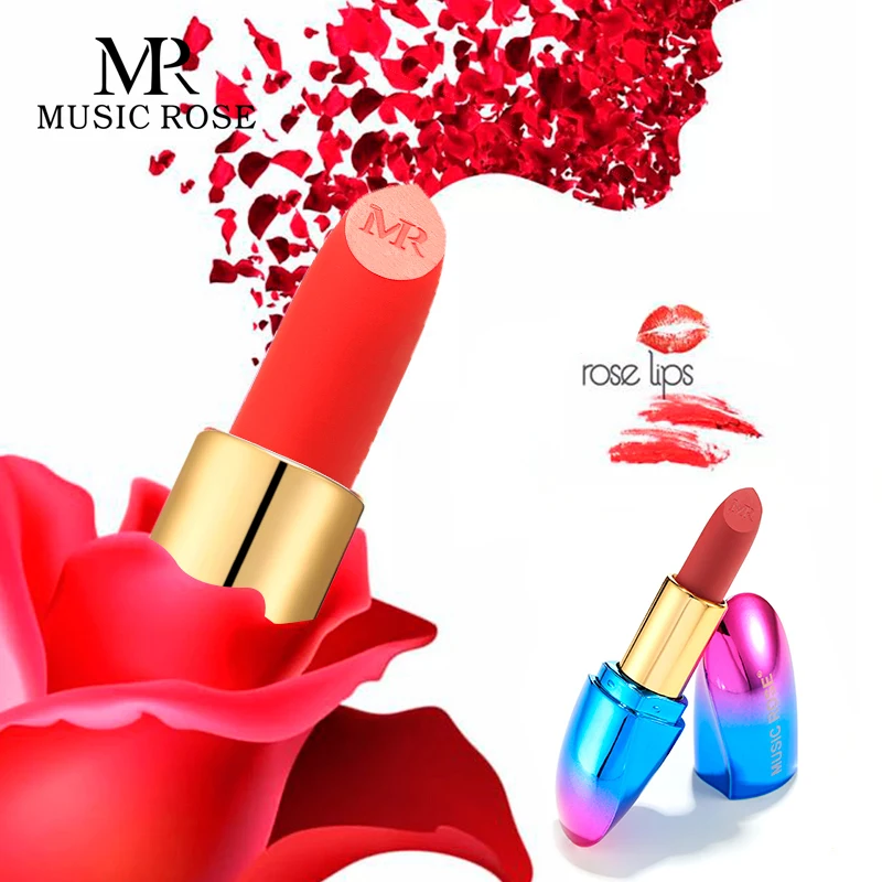 MUSIC ROSE 2019 Europe and America Women Silky Matte Lipstick Makeup Velvet Matte Surface Easy To Wear Waterproof Lip Tint Gift
MUSIC ROSE 2019 Europe and America Women Silky Matte Lipstick Makeup Velvet Matte Surface Easy To Wear Waterproof Lip Tint Gift