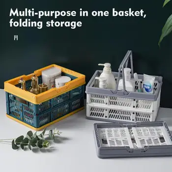 Portable Storage Basket Multifunctional Container Folding Cosmetics Large Volume Collapsible Plastic Storage Crate Desktop
Portable Storage Basket Multifunctional Container Folding Cosmetics Large Volume Collapsible Plastic Storage Crate Desktop