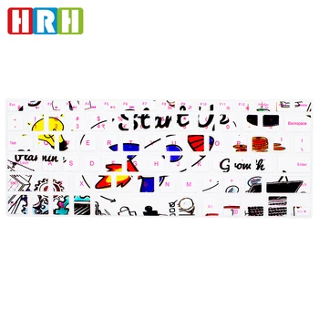 HRH Stylish Design Ultra-thin Durable English Silicone Laptop Keyboard Skin Cover for Dell 7000 VOSTRO13-5370
HRH Stylish Design Ultra-thin Durable English Silicone Laptop Keyboard Skin Cover for Dell 7000 VOSTRO13-5370