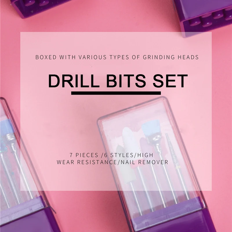 7 Pcs Ceramic Nail Drill Bits Set Electric Drill Bit Art Tools Accessories Tungsten Carbide Alloy Multi Milling 7pcs Drill Heads
7 Pcs Ceramic Nail Drill Bits Set Electric Drill Bit Art Tools Accessories Tungsten Carbide Alloy Multi Milling 7pcs Drill Heads