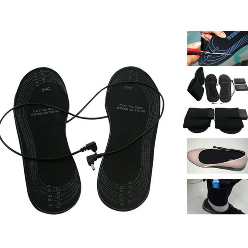 1Pair 4.5V Battery Electric Foot Heated Shoe Boot Insoles 31*11cm Heater Sock Snow Feet Winter Warmer Heated Insoles 5mm
1Pair 4.5V Battery Electric Foot Heated Shoe Boot Insoles 31*11cm Heater Sock Snow Feet Winter Warmer Heated Insoles 5mm