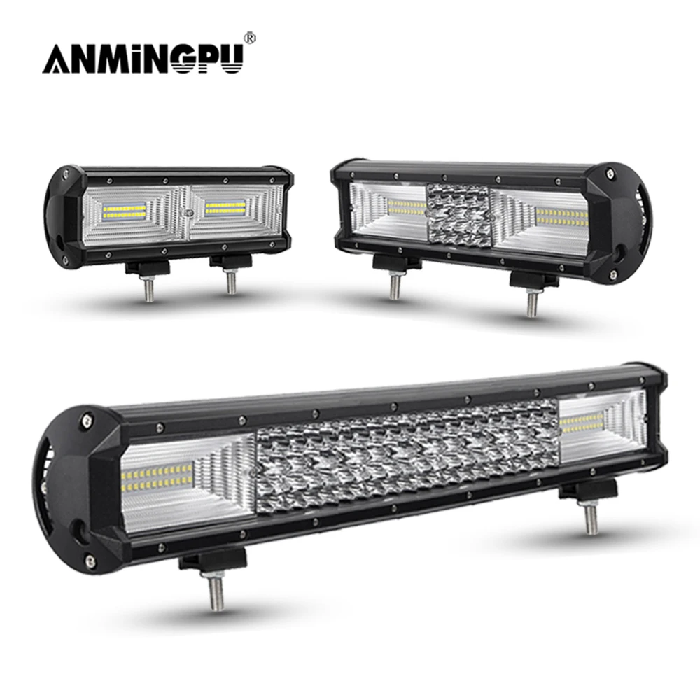 ANMINGPU 9 14 20 Inch Spot Flood LED Light Bar OffRoad 12V 24V Waterproof LED Work Light Bar for Truck 4WD 4x4 ATV Car Headlight
ANMINGPU 9 14 20 Inch Spot Flood LED Light Bar OffRoad 12V 24V Waterproof LED Work Light Bar for Truck 4WD 4x4 ATV Car Headlight