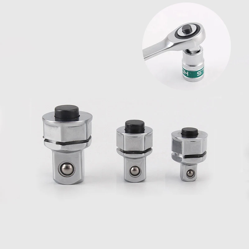3 Pieces Wrench Socket Adapter Set 1/4 Inch 3/8 Inch 1/2 Inch Square Hex Handle Cr-V Quick Release Drive Sleeve Adapter
3 Pieces Wrench Socket Adapter Set 1/4 Inch 3/8 Inch 1/2 Inch Square Hex Handle Cr-V Quick Release Drive Sleeve Adapter