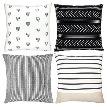 Geometric Pillow Case Cushion Ultra Soft Home Decoration 4 Piece Set 45 x 45 Cm 
Geometric Pillow Case Cushion Ultra Soft Home Decoration 4 Piece Set 45 x 45 Cm