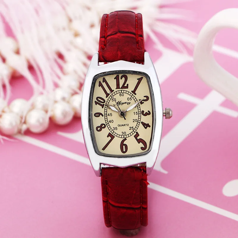 Fashion Ladies' Watch Wechat Business Celebrity Style Wine Bucket Red Watch Leather Belt Square Ladies' Watch
Fashion Ladies' Watch Wechat Business Celebrity Style Wine Bucket Red Watch Leather Belt Square Ladies' Watch