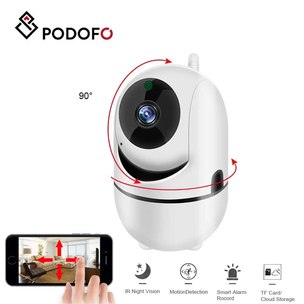 PODOFO 360° Wireless Camera HD 720P IP Security WIFI Camera With Audio CCTV Camera for Home Mobile Phone 24H
PODOFO 360° Wireless Camera HD 720P IP Security WIFI Camera With Audio CCTV Camera for Home Mobile Phone 24H