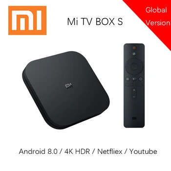 Xiaomi Mi Box S Global Version with 4K HDR Android TV Google Assistant Android 8.1 2G 8G WIFI Netflix Smart Set top Box 
Xiaomi Mi Box S Global Version with 4K HDR Android TV Google Assistant Android 8.1 2G 8G WIFI Netflix Smart Set top Box