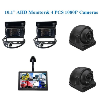 TEXOSA Vehicle Car reversing 10.1" IPS 1080P Monitor 4CH Quad Split Screen 4Pin for rigid mining Truck excavator FHD Camera kit
TEXOSA Vehicle Car reversing 10.1" IPS 1080P Monitor 4CH Quad Split Screen 4Pin for rigid mining Truck excavator FHD Camera kit
