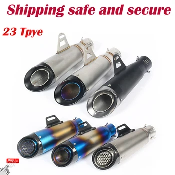 51mm 60mm Universal Motorcycle Exhaust carbon fiber Modify Muffler Laser Marking For FZ6 R1 R3 R6 ER6N MT07 ATV Dirt Pit Bike 
51mm 60mm Universal Motorcycle Exhaust carbon fiber Modify Muffler Laser Marking For FZ6 R1 R3 R6 ER6N MT07 ATV Dirt Pit Bike