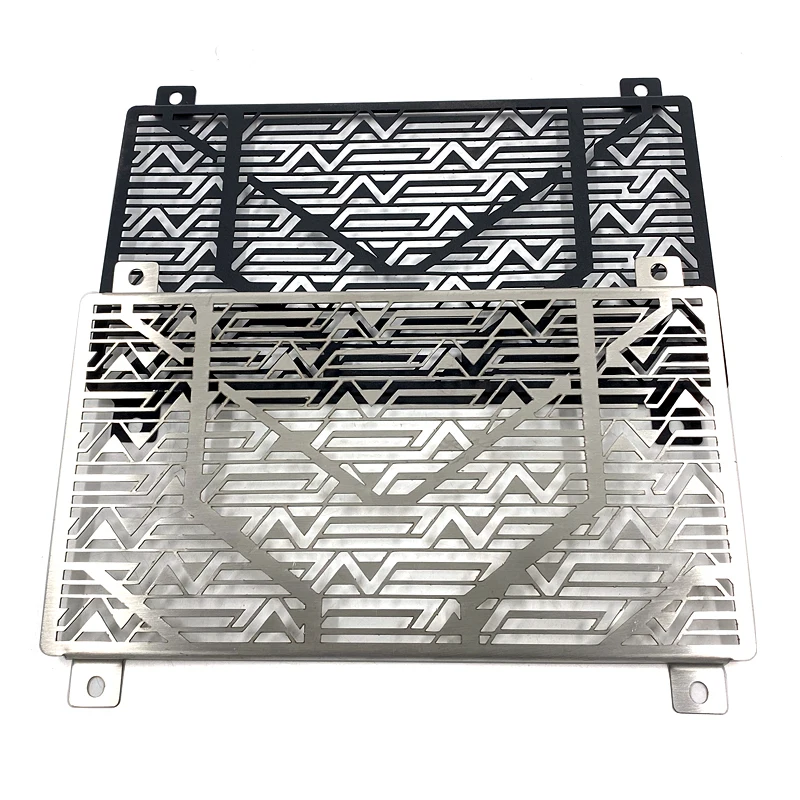 Motorbike Radiator Water Cooler Grille Guard Grill Cover Protector Steel Black For KAWASAKI Ninja 400 Z400 2018 2019 (10)