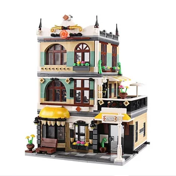 Building Blocks For Creator MOC Street View Series Rome Restaurants Technic Diy Toy For Children Bricks Toys Christmas Gifts 
Building Blocks For Creator MOC Street View Series Rome Restaurants Technic Diy Toy For Children Bricks Toys Christmas Gifts