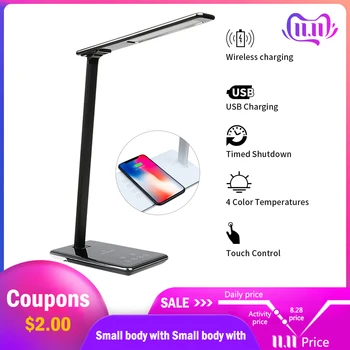 LED Table Desk Lamp 2 In 1 QI Wireless Charging Creative Eye Protection Multi-Function Reading Light For Mobile Phone charge
LED Table Desk Lamp 2 In 1 QI Wireless Charging Creative Eye Protection Multi-Function Reading Light For Mobile Phone charge