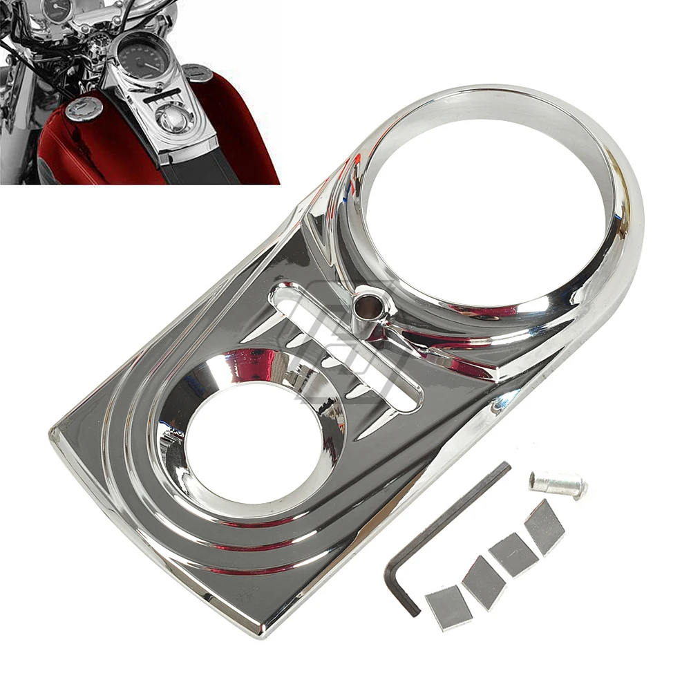 Chrome Motorcycle Dash Panel Insert Cover Case for Harley Heritage Softail Springer Fatboy FL FX
Chrome Motorcycle Dash Panel Insert Cover Case for Harley Heritage Softail Springer Fatboy FL FX