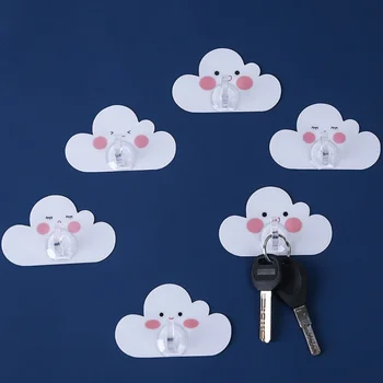 4pcs/set Cloud Shape Cute Concise Super Glue Hook Practical Multi-functional Hooks
4pcs/set Cloud Shape Cute Concise Super Glue Hook Practical Multi-functional Hooks