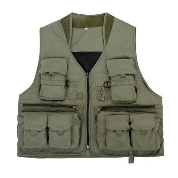 Multi Pocket Outdoor Photography Hunting Fishing Vest Jacket XXL Pea Green
Multi Pocket Outdoor Photography Hunting Fishing Vest Jacket XXL Pea Green