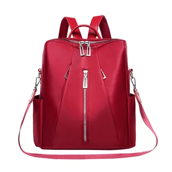 Oxford Fabric Waterproof Backpack Travel Packsack Multipurpose Satchel School Bag for Women (Wine Red)
Oxford Fabric Waterproof Backpack Travel Packsack Multipurpose Satchel School Bag for Women (Wine Red)