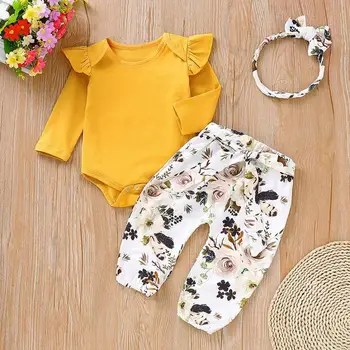 INS Hot Selling GIRL'S Flounced Close-fitting Union Suit And Bow Floral Pants And Headband
INS Hot Selling GIRL'S Flounced Close-fitting Union Suit And Bow Floral Pants And Headband
