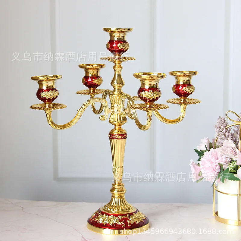 Wedding three five plus luxury silver plated metal gold glue European alloy Candlestick Home Hotel KTV classic
Wedding three five plus luxury silver plated metal gold glue European alloy Candlestick Home Hotel KTV classic