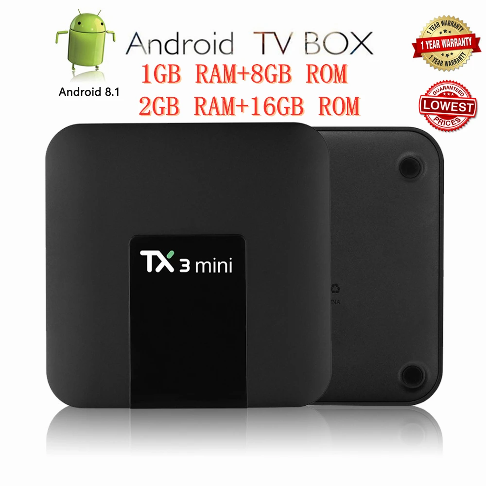 TX3 Mini Android 8.1 TV Box Smart TV H.265 IP TV 4K Set Top Box TV BOX Media Player Amlogic S905W TX3 TV Box Kodi EU Plug
TX3 Mini Android 8.1 TV Box Smart TV H.265 IP TV 4K Set Top Box TV BOX Media Player Amlogic S905W TX3 TV Box Kodi EU Plug