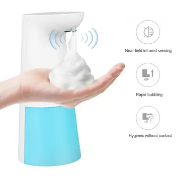 250ml Automatic Soap Dispenser Waterproof Foam Dispenser Sensor Touchless Hand Washer Soap Dispenser Pump
250ml Automatic Soap Dispenser Waterproof Foam Dispenser Sensor Touchless Hand Washer Soap Dispenser Pump