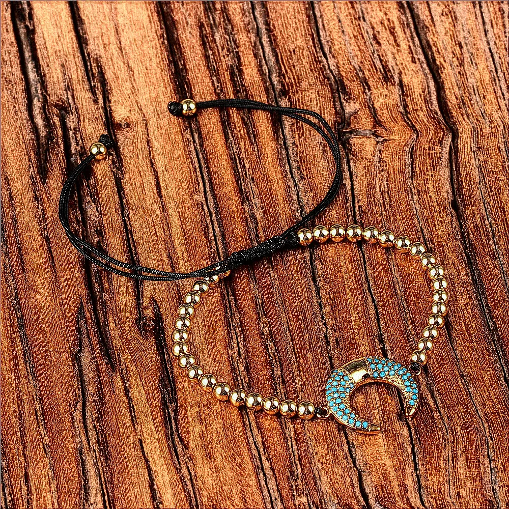 Eye / Pineapple / Horn / Bee / Shell / Palm Cubic Zircon Gold/Black/Rose Gold/White Color Women Bracelet 4MM Steel Bead &Chain
Eye / Pineapple / Horn / Bee / Shell / Palm Cubic Zircon Gold/Black/Rose Gold/White Color Women Bracelet 4MM Steel Bead &Chain