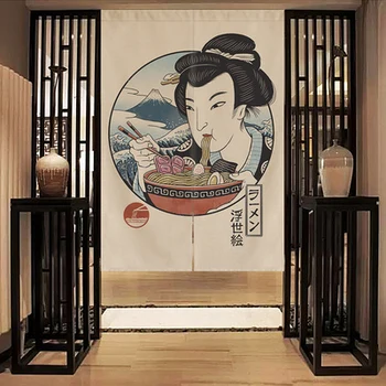 Janpanese style Fabric curtain restaurant kitchen bedroom toilet door living room hotel cafe screen partition curtain
Janpanese style Fabric curtain restaurant kitchen bedroom toilet door living room hotel cafe screen partition curtain