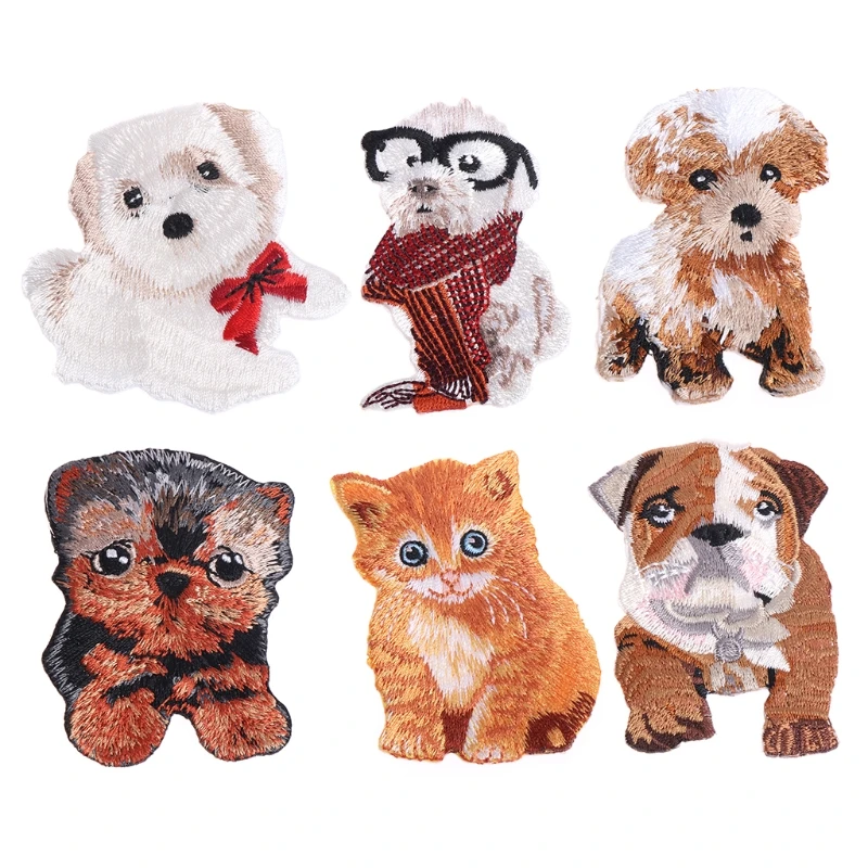 Iron Embroidery Patches Cat Motif Applique Patch DIY Clothing Glasses Dog Patch Q6PE
Iron Embroidery Patches Cat Motif Applique Patch DIY Clothing Glasses Dog Patch Q6PE