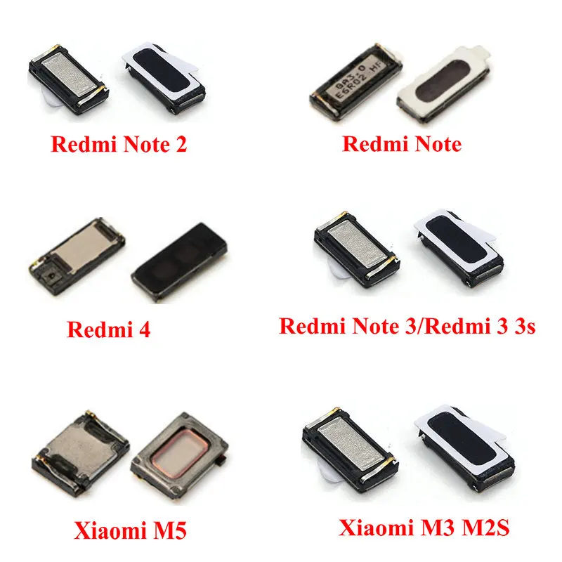 Динамик для Xiaomi Redmi Note 2 3 4 4X 4A 5 5A Plus 6 6A 7 A1 A2 Lite S2 шт./лот | Мобильные телефоны и