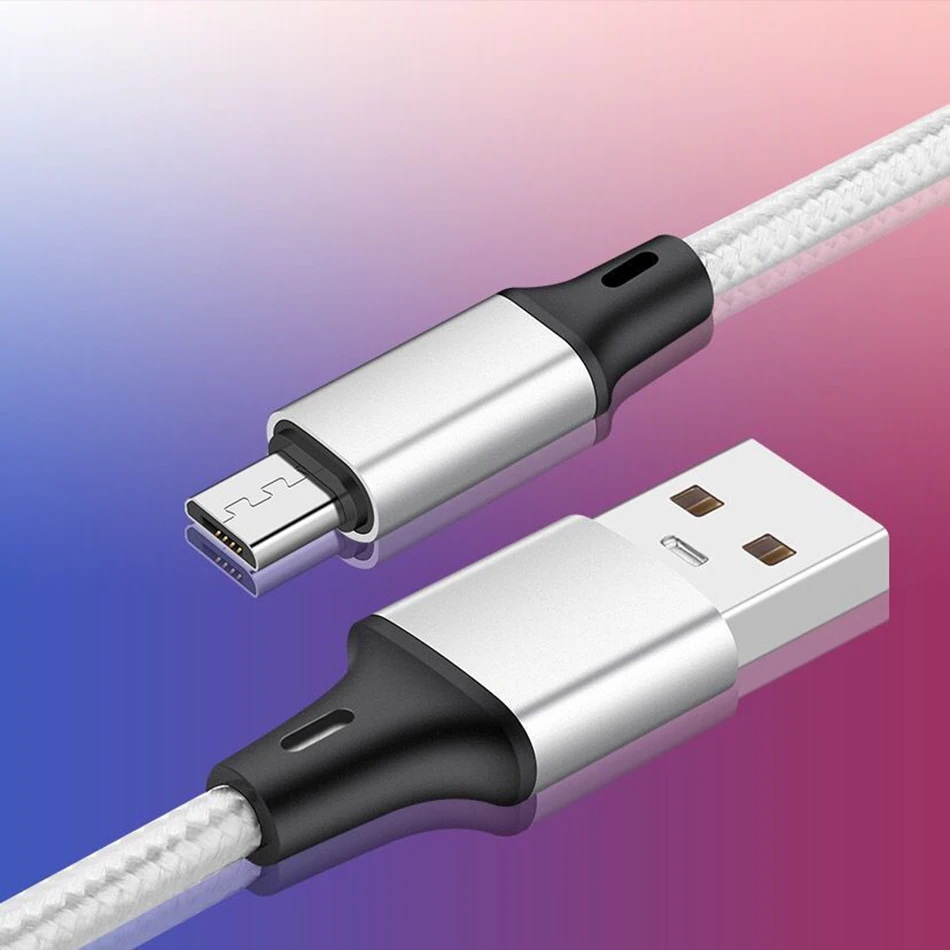 Nylon Braided Micro USB Cable 1m/2m Data Sync USB Charger Cable For Samsung S7 HTC Huawei Xiaomi Tablet Android USB Phone Cables
Nylon Braided Micro USB Cable 1m/2m Data Sync USB Charger Cable For Samsung S7 HTC Huawei Xiaomi Tablet Android USB Phone Cables