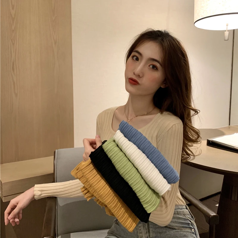 AOSSVIAO Winter Women Knitted O-neck Sweater 2020 Fall Casual Slim Sweaters Pullover Womens Long Sleeve Elasticity Sweater
AOSSVIAO Winter Women Knitted O-neck Sweater 2020 Fall Casual Slim Sweaters Pullover Womens Long Sleeve Elasticity Sweater