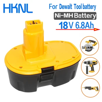 18V 6.8Ah Ni-MH Power Tool for Dewalt DC9096 DE9039 DE9095 DW9098 DE9503 DW9096 Replacement Battery L30
18V 6.8Ah Ni-MH Power Tool for Dewalt DC9096 DE9039 DE9095 DW9098 DE9503 DW9096 Replacement Battery L30