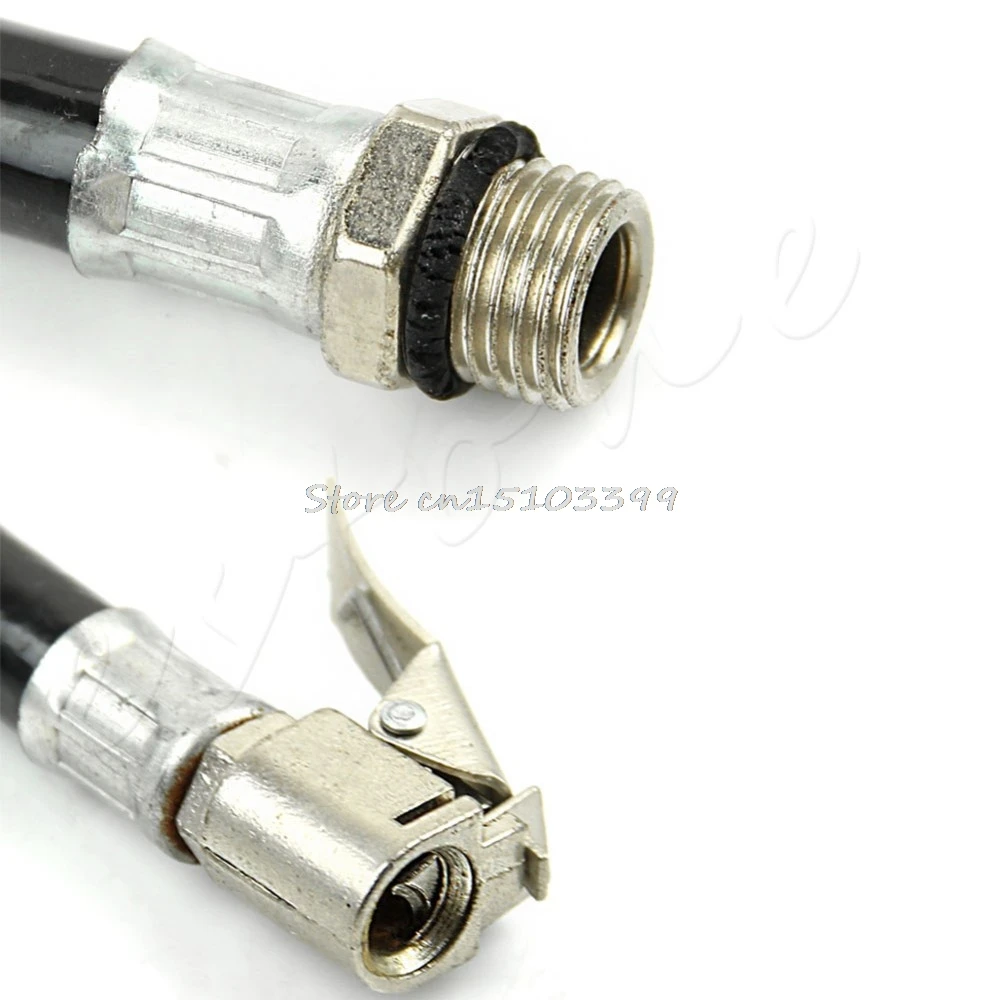 Flexible Clip-On Tire Inflator Hose - Fast & Easy