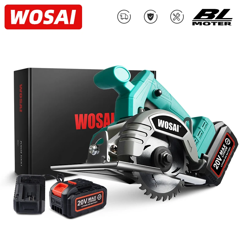 WOSAI DY Series 20V Brushless Circular Saw Power Tools High Power Multi-function Cutting Machine with Blade, Dust Passage
WOSAI DY Series 20V Brushless Circular Saw Power Tools High Power Multi-function Cutting Machine with Blade, Dust Passage