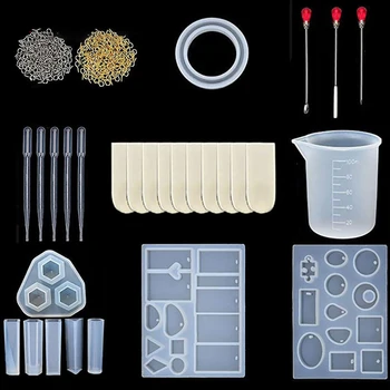 Bracelet Jewelry Mold Set Silicone Assorted Reusable Practical Decorating Tool Non Toxic Handmade DIY Pendant Making Accessories
Bracelet Jewelry Mold Set Silicone Assorted Reusable Practical Decorating Tool Non Toxic Handmade DIY Pendant Making Accessories