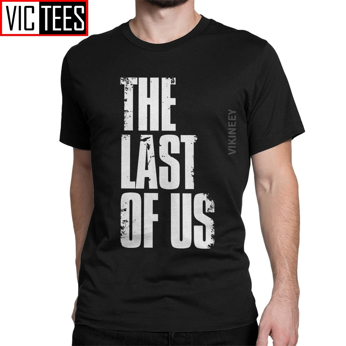 

The Last Of Us Tshirt Men Cotton Tshirt Round Neck Ellie Fireflies Joel Tlou Video Game New Arrival