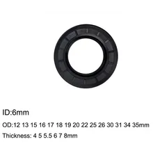 5/10 Pcs NBR Nitrile Rubber TC Double Lip Oil Seal Ring 6x12x4/8 6x13x8 6x15x4/5 6x16x6 6x17x7 6x18x6/7 6x19x7 6x20x4/5.5mm
5/10 Pcs NBR Nitrile Rubber TC Double Lip Oil Seal Ring 6x12x4/8 6x13x8 6x15x4/5 6x16x6 6x17x7 6x18x6/7 6x19x7 6x20x4/5.5mm