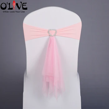 Spandex Lycra Chair Sashes Bow Tie Stretch Chair Cover Wedding Chair Decoration Knot Band Wedding Banquet Supplies Venue
Spandex Lycra Chair Sashes Bow Tie Stretch Chair Cover Wedding Chair Decoration Knot Band Wedding Banquet Supplies Venue