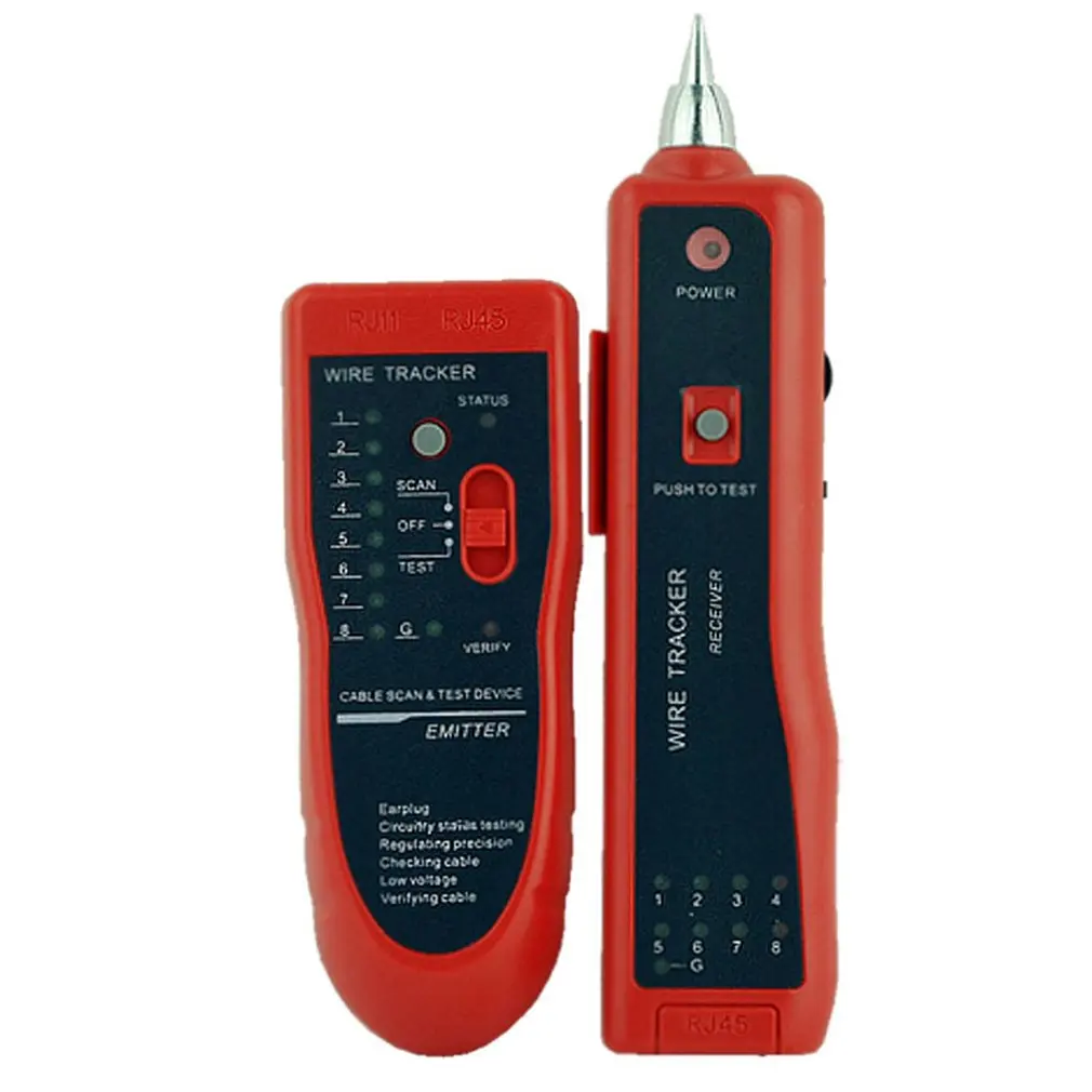 Hunt Instrument Network Cable Tester Plastic Telephone Line Check Line 806 Line Checker Network Line Hunt 1 Set
Hunt Instrument Network Cable Tester Plastic Telephone Line Check Line 806 Line Checker Network Line Hunt 1 Set