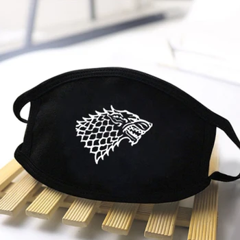 

Game of Thrones Washable Face Masks Skin-friendly Mouth Muffle Respirator Polyester Masks Windproof Dust Proof Soft Face masque