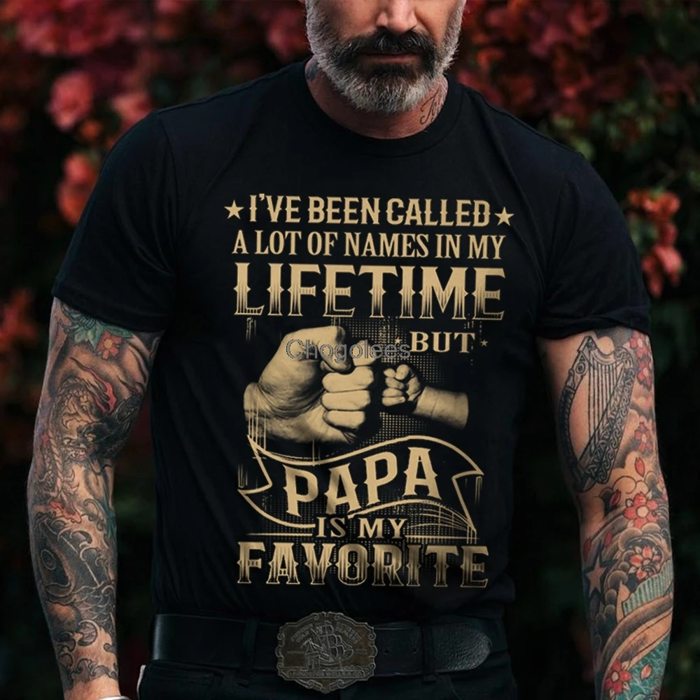 Papa Is My любимая футболка подарок на день отца |