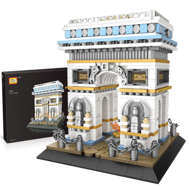 1188pcs LOZ MINI Building Blocks World Famous Classic Architecture arc de triomphe collection gifts for kids diy exhibition toy
1188pcs LOZ MINI Building Blocks World Famous Classic Architecture arc de triomphe collection gifts for kids diy exhibition toy