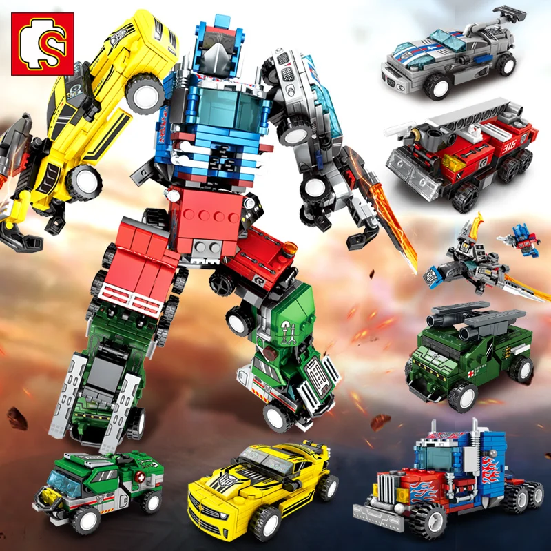 4 in 1 Engineering Mech Robot 777pcs Building Blocks Set City Car Vehicle Bricks Construction Toys for Children
4 in 1 Engineering Mech Robot 777pcs Building Blocks Set City Car Vehicle Bricks Construction Toys for Children