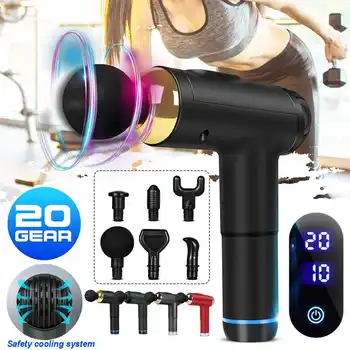8000r/min Muscle Massage Gun Deep Tissue Massager 6 Heads Rechargeable Body Relaxation Slimming Shaping Pain Relief Machine
8000r/min Muscle Massage Gun Deep Tissue Massager 6 Heads Rechargeable Body Relaxation Slimming Shaping Pain Relief Machine