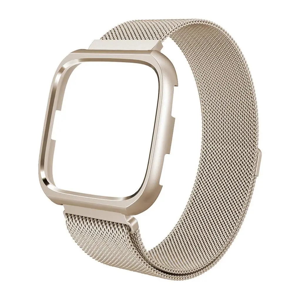 Milanese Stainless Steel Mesh Band For Fitbit Versa Replacement Wristbands Straps Bracelet Watch Band Smart Watch Accessories
Milanese Stainless Steel Mesh Band For Fitbit Versa Replacement Wristbands Straps Bracelet Watch Band Smart Watch Accessories