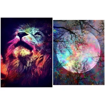 2 Set 5D Diy Diamonds Painted Night Sky Diamonds Cross - Stitch Mosaics 25 x 30Cm & Colorful Lion 30X40Cm
2 Set 5D Diy Diamonds Painted Night Sky Diamonds Cross - Stitch Mosaics 25 x 30Cm & Colorful Lion 30X40Cm