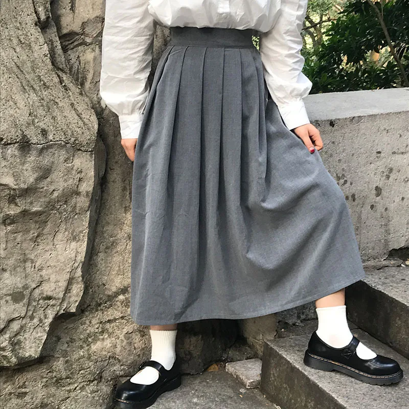 Photo Shoot King Tai Pan Autumn New Style Japanese-style Black And White with Pattern High-waisted A- line Pleated Half-length S
Photo Shoot King Tai Pan Autumn New Style Japanese-style Black And White with Pattern High-waisted A- line Pleated Half-length S
