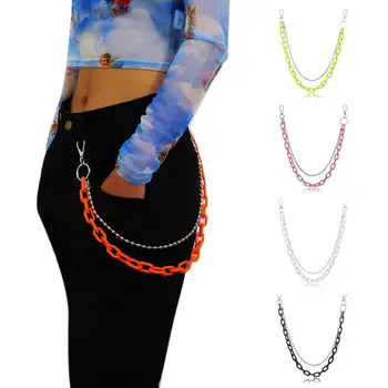 Punk Women 2-layer Acrylic Belt Waist Chain Keychain Hanging Pants Waistband Belt Waist Chain Keychain Hanging Pants Waistband
Punk Women 2-layer Acrylic Belt Waist Chain Keychain Hanging Pants Waistband Belt Waist Chain Keychain Hanging Pants Waistband